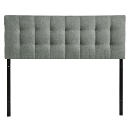 EAST END IMPORTS Lily King Fabric Headboard, Gray MOD-5144-GRY